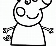 Coloriage Peppa Pig 43