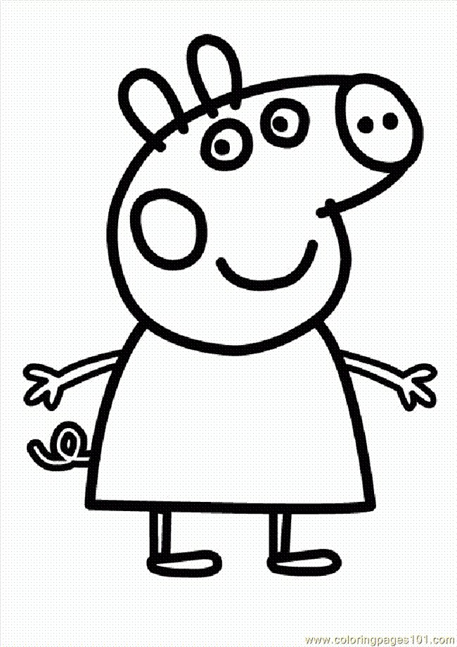 Coloriage Peppa Pig gratuit à imprimer liste 40 à 60