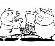 Coloriage Peppa Pig 45
