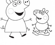 Coloriage Peppa Pig à colorier