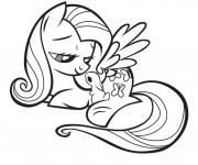 Coloriage Fluttershy de Mon Petit Poney