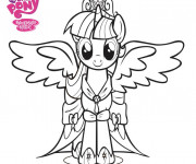 Coloriage La Princesse Celestia