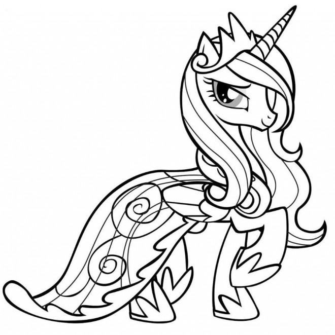 Coloriage Mon Petit Poney Imprimer Gratuit