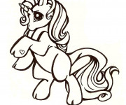 Coloriage Le licorne de Mon petit Poney