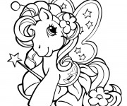 Coloriage Le mignon: Mon petit poney