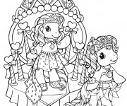 Coloriage Les princesses de Mon petit poney