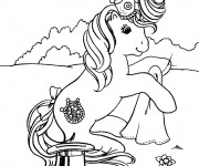 Coloriage Mon Petit Poney couture