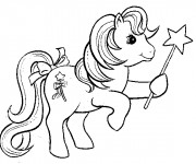 Coloriage Mon Petit Poney et sa baguette magique