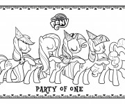 Coloriage et dessins gratuit My little pony à imprimer