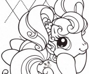 Coloriage Petit Poney 75