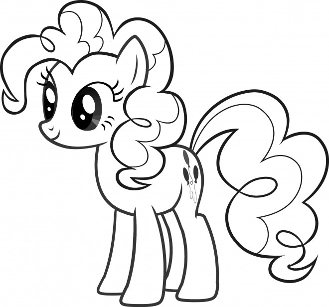 Coloriage Pinkie Pie De Mon Petit Poney Dessin Gratuit à