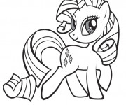 Coloriage Rarity de mon petit poney