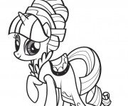 Coloriage Tante Orange de Mon petit poney