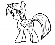 Coloriage Twilight Sparkle de Mon petit poney