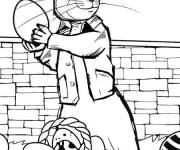 Coloriage Affiche du film Pierre Lapin 2 le fugitif