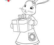 Coloriage La meilleure amie de Pierre lapin, Lily