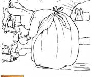 Coloriage et dessins gratuit La m&egrave;re de pierre lapin pr&eacute;pare du th&eacute; à imprimer