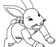 Coloriage Pierre lapin &agrave; t&eacute;l&eacute;charger