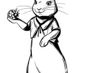 Coloriage et dessins gratuit Pierre lapin gratuit à imprimer