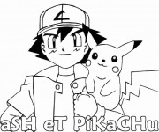Coloriage et dessins gratuit Pikachu 21 à imprimer