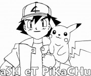 Coloriage Pikachu 21