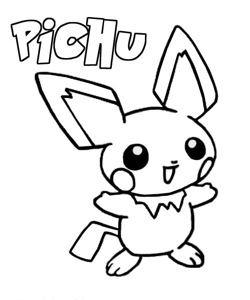 Coloriage et dessins gratuits Pikachu 28 à imprimer