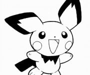 Coloriage Pikachu 30