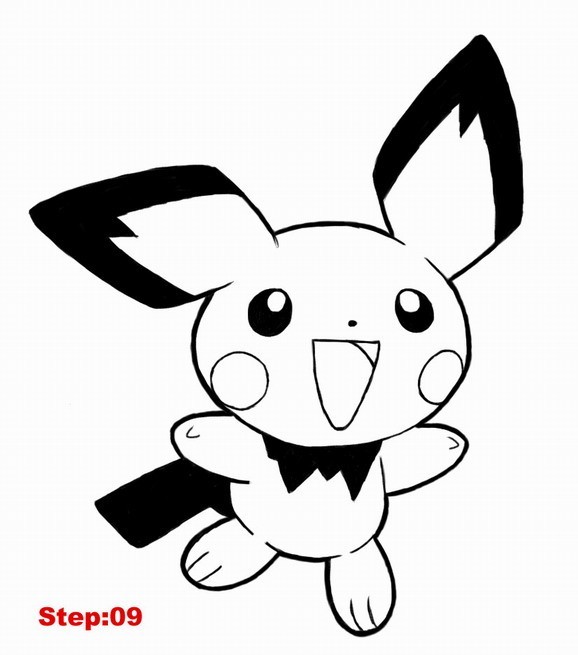 Coloriage et dessins gratuits Pikachu 30 à imprimer