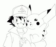 Coloriage et dessins gratuit Pikachu 44 à imprimer