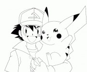 Coloriage Pikachu 44