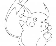 Coloriage Pikachu 49