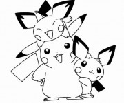 Coloriage Pikachu 51