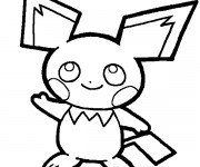 Coloriage Pikachu 55