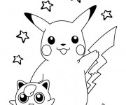 Coloriage Pikachu 56