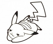 Coloriage Pikachu 6