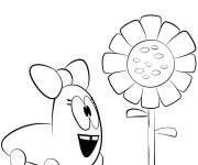 Coloriage Chenille de Pocoyo