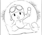 Coloriage Enfant Pocoyo &agrave; imprimer
