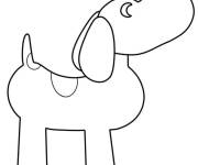 Coloriage Le chien Loula ps