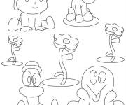 Coloriage Personnages Pocoyo gratuit