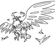 Coloriage Corvaillus Pok&eacute;mon Gigamax