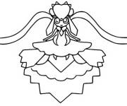 Coloriage Diancie de Mega Evolved Pok&eacute;mon