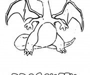 Coloriage Dragon Dracaufeu en ligne