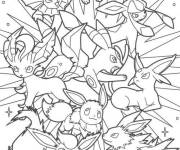 Coloriage Eeveelution Eevee