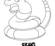 Coloriage Ekans Pok&eacute;mon