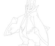 Coloriage Evolution Pok&eacute;mon Pingol&eacute;on