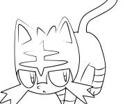 Coloriage Flamiaou Pok&eacute;mon