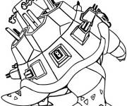Coloriage Gigantamax Blastoise Pok&eacute;mon
