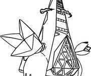 Coloriage Gigantamax Duraludon
