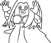 Coloriage Jynx Pok&eacute;mon GO