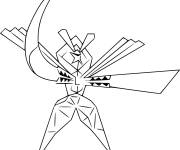 Coloriage Katagami de Pok&eacute;mon X et Y